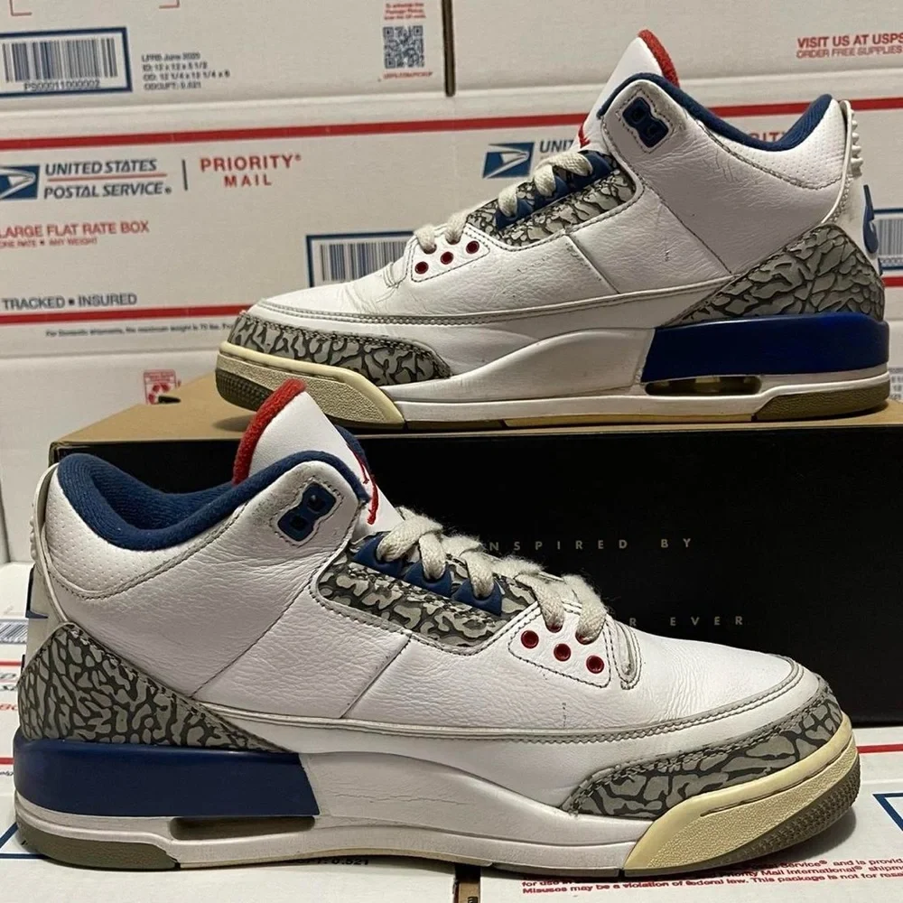 Nike Air Jordan 3 Retro “True Blue” 2016 sneaker shoes hype streetwear fashion